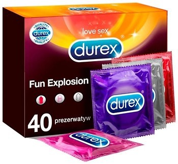 Фото Durex Fun Explosion набір презервативів 40 шт