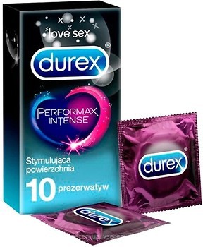 Фото Durex Performax Intense презервативи латексні з силіконовою змазкою 10 шт
