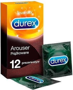 Фото Durex Arouser презервативи латексні з силіконовою змазкою 12 шт