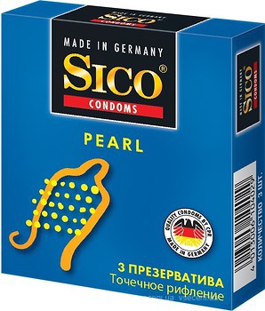 Фото Sico Pearl презервативи 3 шт