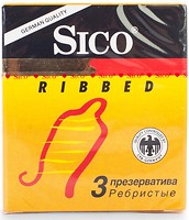 Фото Sico Ribbed презервативи 3 шт