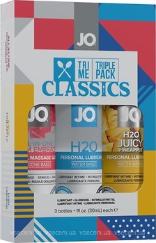 Фото System Jo Limited Edition Tri-Me Triple Pack Classics набір інтимний гель-змазка 3x30 мл