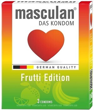 Фото Masculan Frutti Edition презервативи 3 шт