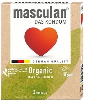 Фото Masculan Organic презервативи 3 шт