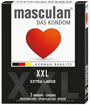 Фото Masculan XXL презервативы 3 шт