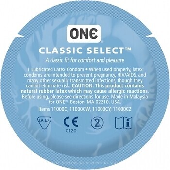 Фото One Classic Select презерватив 1 шт