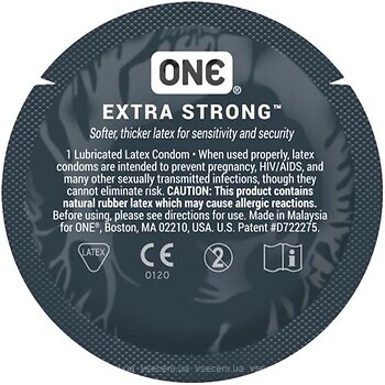 Фото One Extra Strong презерватив 1 шт