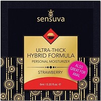 Фото Sensuva Ultra-Thick Hybrid Formula Strawberry інтимна гель-змазка 6 мл