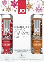 Фото System Jo Naughty or Nice Gift Set Candy Cane & Gingerbread интимная гель-смазка 2x 30 мл