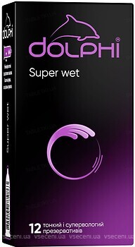 Фото Dolphi Super Wet презервативи 12 шт