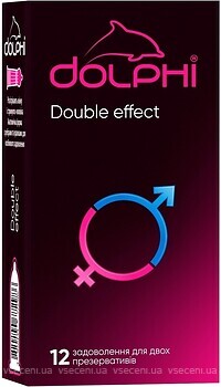 Фото Dolphi Double effect презервативи 12 шт