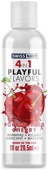 Фото Swiss Navy 4 in 1 Poppin Wild Cherry інтимна гель-змазка 29.5 мл