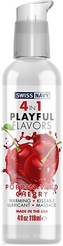 Фото Swiss Navy 4 in 1 Poppin Wild Cherry інтимна гель-змазка 118 мл