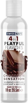 Фото Swiss Navy 4 in 1 Chocolate Sensation інтимна гель-змазка 29.5 мл