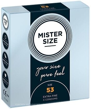 Фото Orion Mister Size 53 мм презервативи 3 шт.