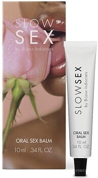 Фото Bijoux Indiscrets Slow Sex Oral sex balm интимная гель-смазка 10 мл
