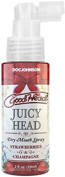 Фото Doc Johnson GoodHead Juicy Head Strawberries and Champagne інтимна гель-змазка 59 мл