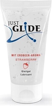 Фото Just Glide Strawberry інтимна гель-змазка 50 мл