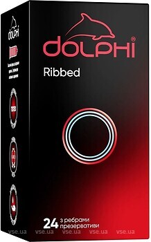 Фото Dolphi Ribbed презервативи 24 шт