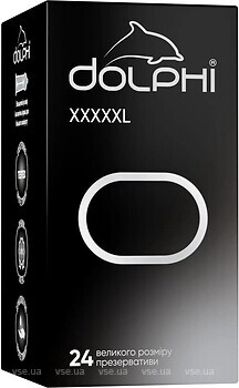 Фото Dolphi XXXXXL презервативи 24 шт