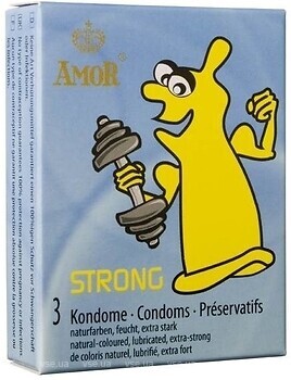Фото Amor Strong презервативи 3 шт