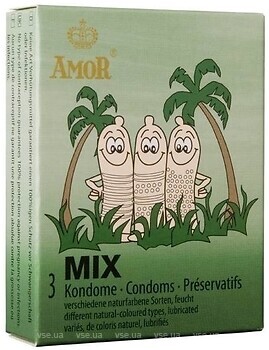 Фото Amor Mix презервативи 3 шт