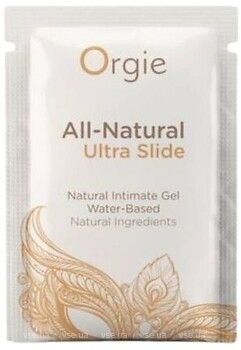 Фото Orgie All-Natural Ultra Slide інтимна гель-змазка 2 мл