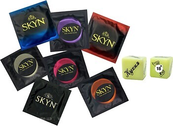 Фото Skyn Infiniti love презервативи безлатексні 7 шт з неоновими кубиками
