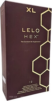 Фото Lelo HEX Condoms Respect XL презервативи 12 шт.