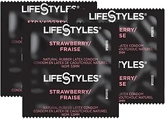 Фото LifeStyles Strawberry презервативы 3 шт