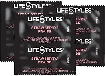 Фото LifeStyles Strawberry презервативи 3 шт