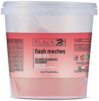 Фото Black Professional Line Flash Meches Fire red 250 г
