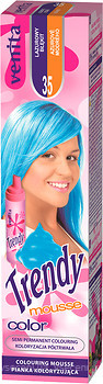 Фото Venita Trendy Color Mousse 35 Яскраво-блакитний