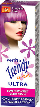 Фото Venita Trendy Color Cream 32 Інтригуючий фіолетово-рожевий 105 мл