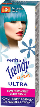 Фото Venita Trendy Color Cream 38 Бірюзова хвиля 105 мл