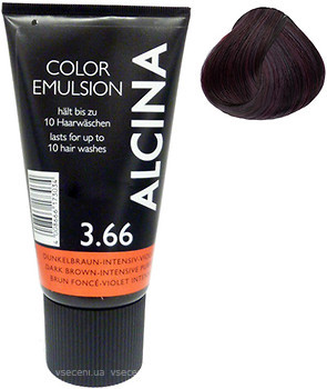 Фото Alcina Color Emulsion 3.66 темний шатен інтенсивний фіолетовий