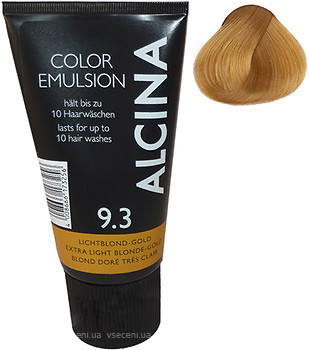 Фото Alcina Color Emulsion 9.3 яскравий блондин золотистий