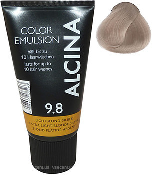 Фото Alcina Color Emulsion 9.8 серебристый светлый блондин