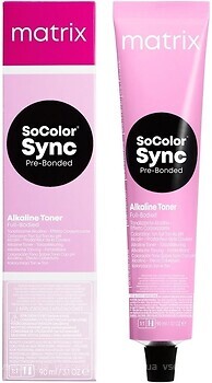 Фото Matrix SoColor Sync Pre-Bonded Alkaline Toner на лужний основі SPM Прозоро-пастельний мокка