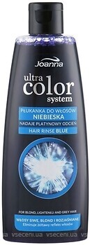 Фото Joanna Ultra Color System Hair Rinse Blue Блакитний