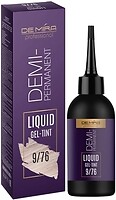 Фото DeMira Professional Demi-Permanent Liquid Gel-Tint 9/76 блонд коричнево-фиолетовый