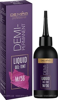 Фото DeMira Professional Demi-Permanent Liquid Gel-Tint M/56 фіолетовий
