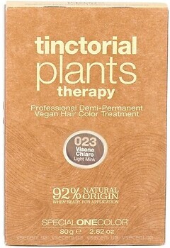 Фото Trendy Hair Tinctorial Plants Therapy Demi-Permanent Vegan Hair Color 23 Light Mink світла норка