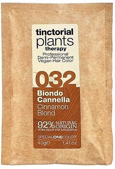 Фото Trendy Hair Tinctorial Plants Therapy Demi-Permanent Vegan Hair Color 32 Cinnamon Blond коричневий блондин
