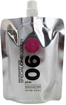 Фото Trendy Hair Special One Color Semi-Permanent Mask 06 Pink рожевий
