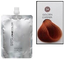 Фото Trendy Hair Special One Color Semi-Permanent Mask 34 Golden Copper золота мідь