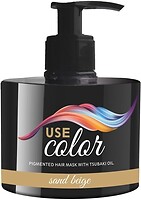 Фото Profis Cosmetics Use Color Pigmented Hair Mask Hot Sand Beige пісочно-бежевий