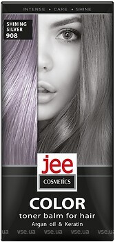 Фото Jee Cosmetics 908 сяючий срібний