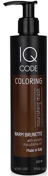 Фото IQ code Color Mask Warm Brunette теплий каштановий