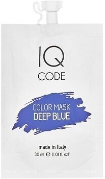 Фото IQ code Color Mask Deep Blue темний синій